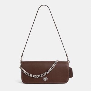 Coach Dinky Bag (Maple/Silver) NWT